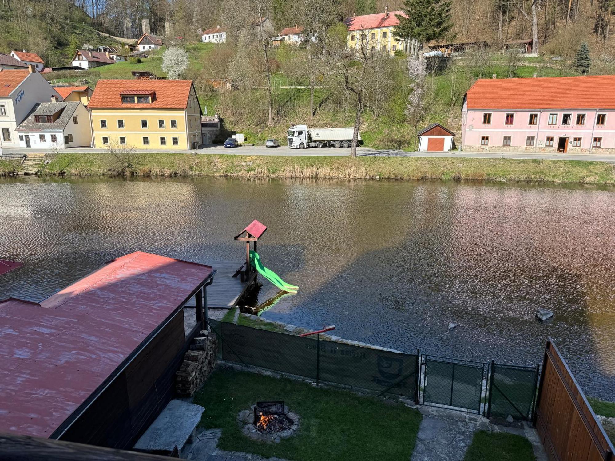 Penzion U Dvou Kocek Rozmberk Nad Vltavou Luaran gambar